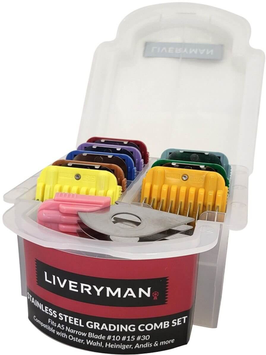 Liveryman Stainless Steel A5 Grading Comb Set