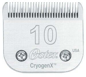 Oster No. 10 Horse and Dog Grooming Clipper Blade, 1.5mm