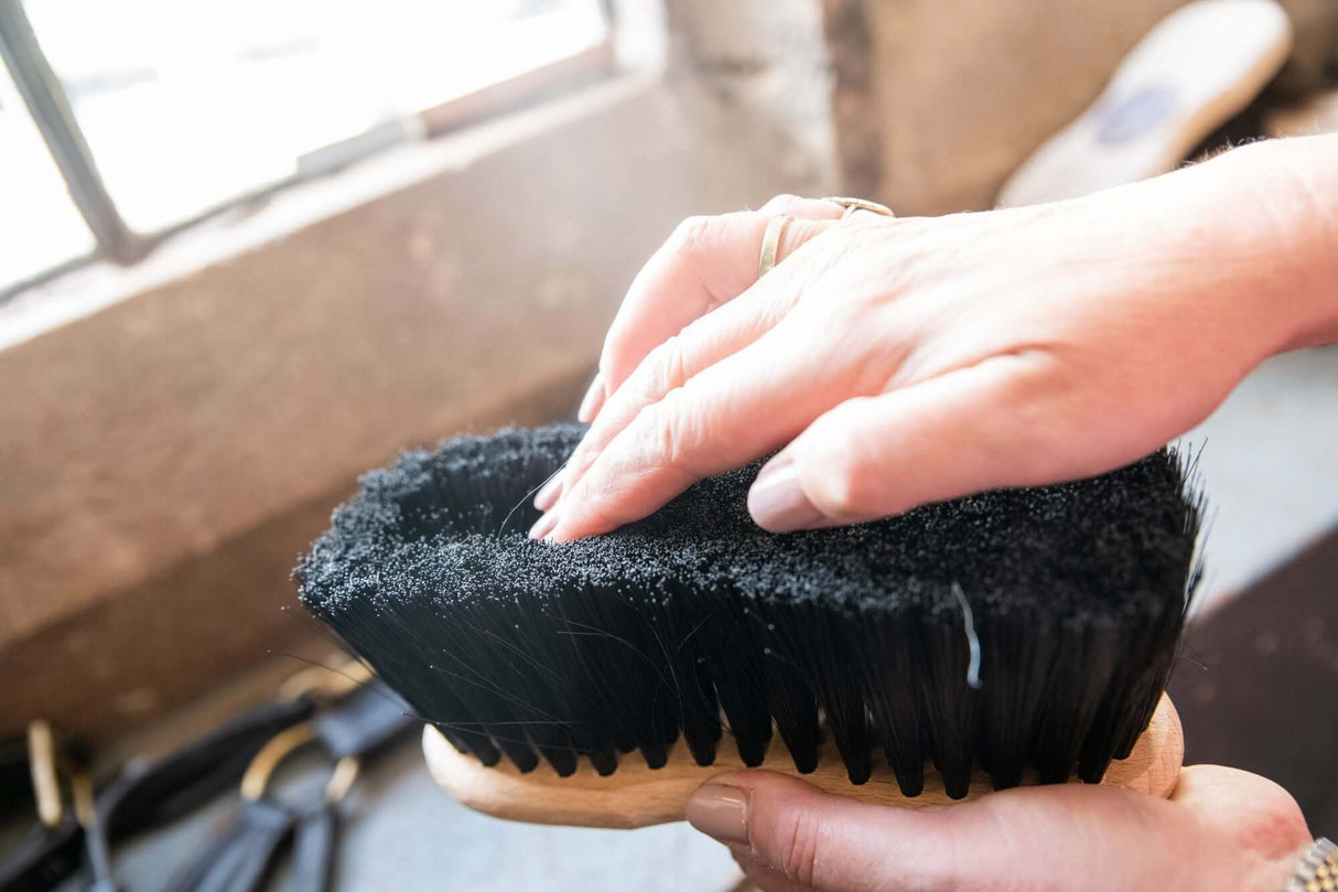 Brosse de toilettage douce en forme de Borstiq