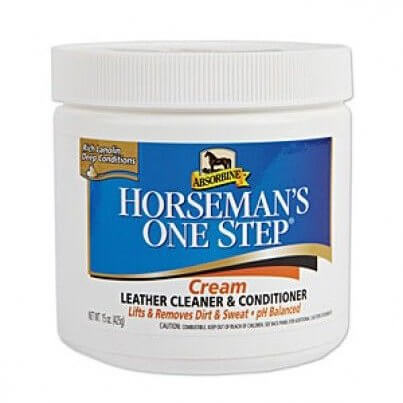 Crème nettoyante et revitalisante pour cuir Horseman's One Step