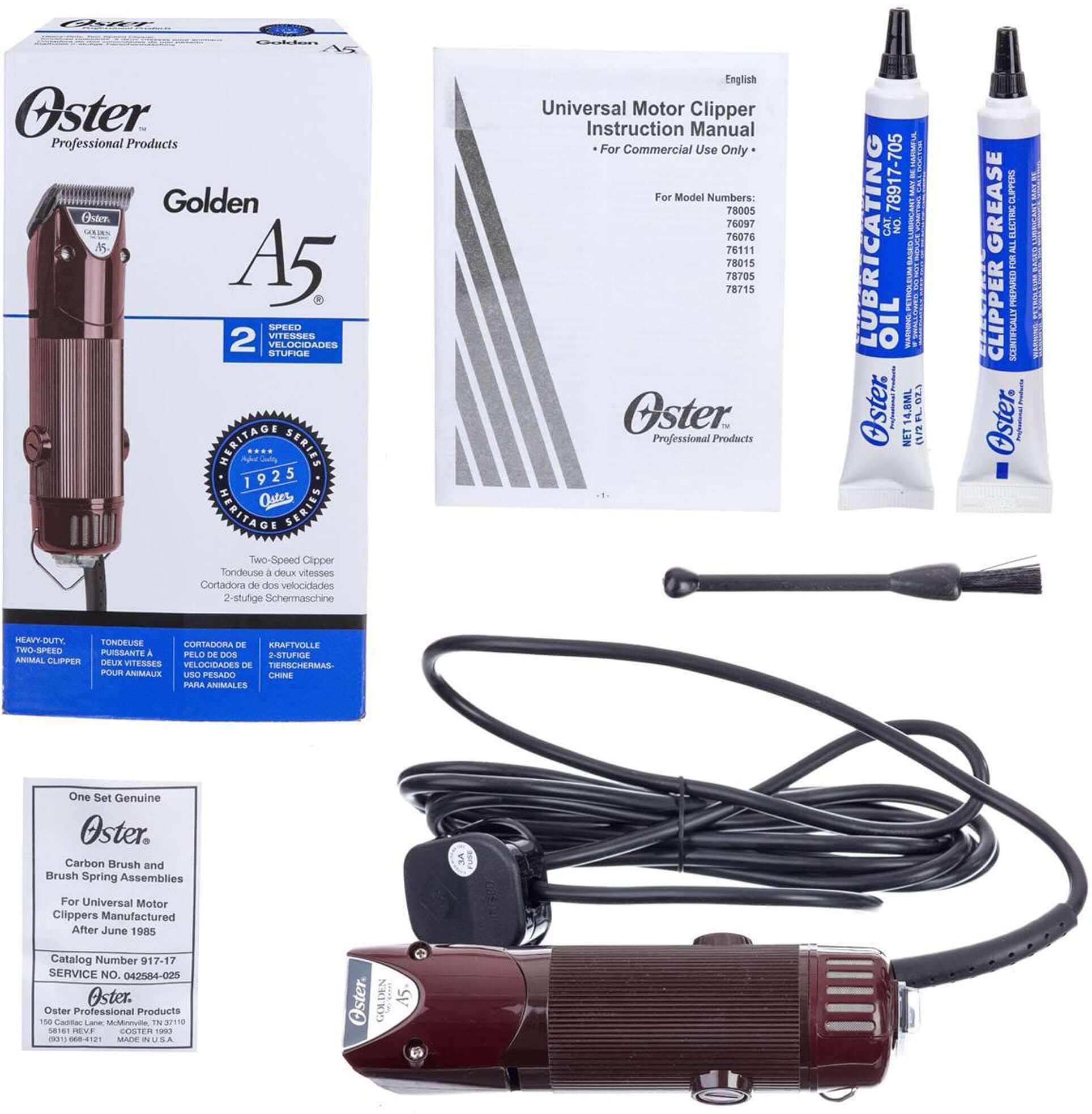 Oster Golden A5 Two Speed Clipper Clippersharp Ltd