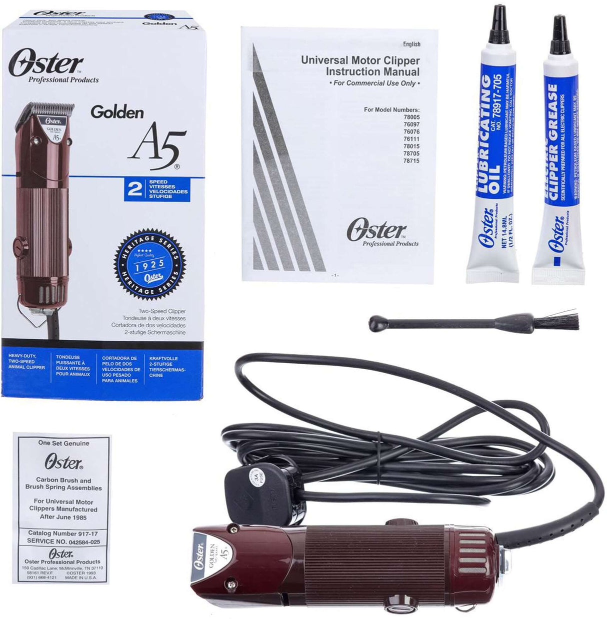 Oster 'Golden' A5 Two Speed Clipper