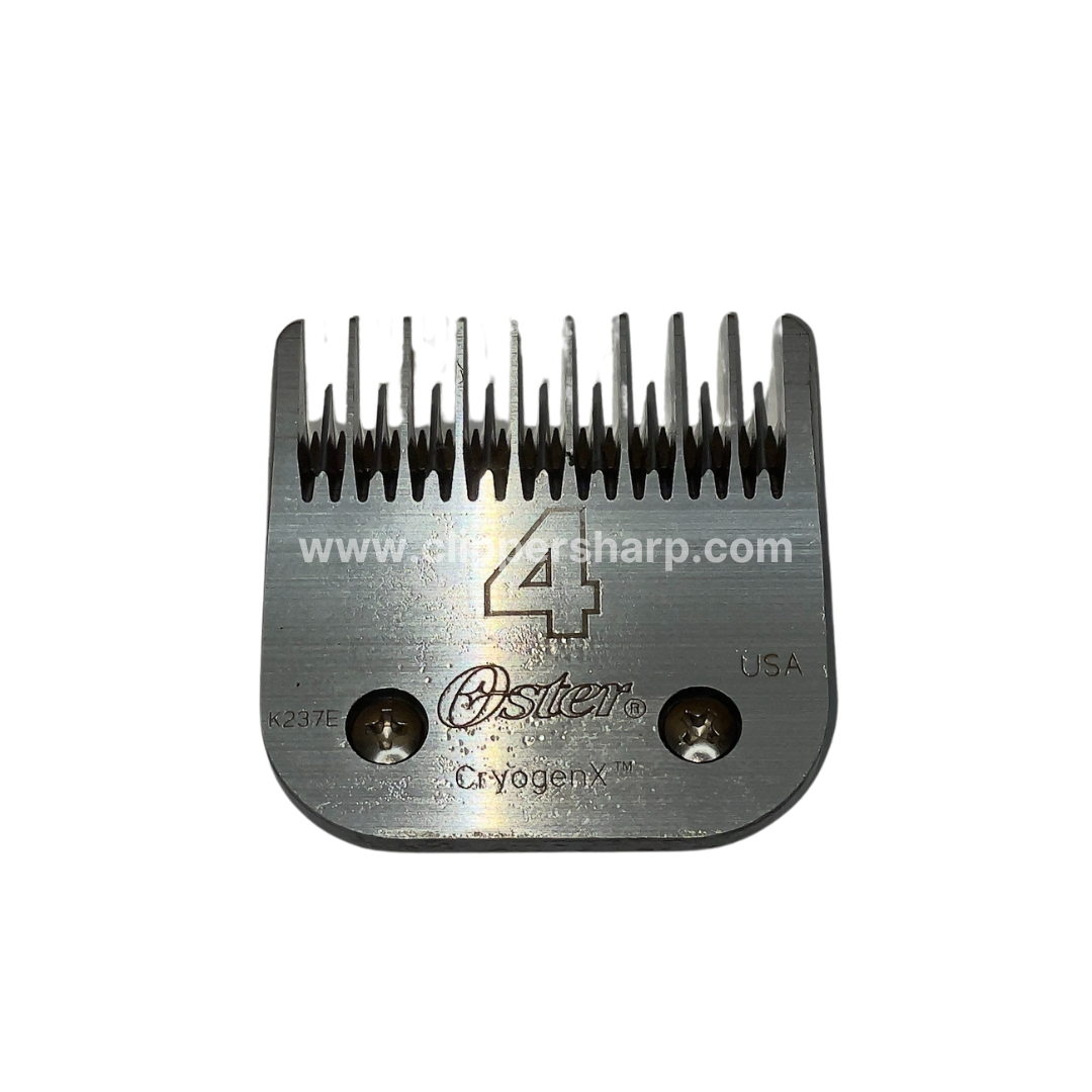 Oster No. 4 Clipper Blade, 9.5mm Skip Tooth